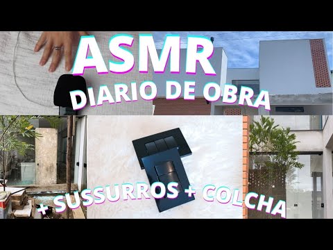 ASMR DIARIO DE OBRA -  Bruna Harmel ASMR