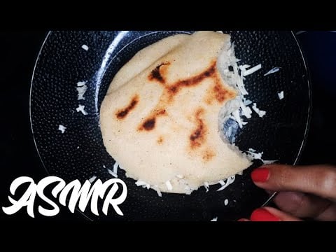 ASMR COMIENDO AREPA -  SONIDOS INTENSOS DE EATING SOUNDS | ASMR para dormir | MUKBANG |Asmr Español
