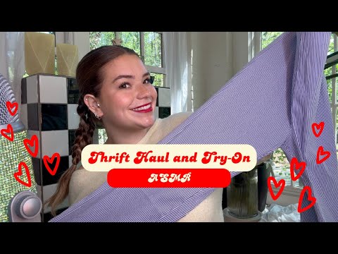 ASMR | Try On Thrift Haul | Thrifting My Pinterest Board