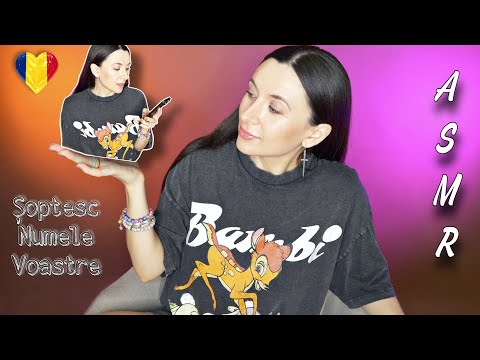 Citesc Numele Voastre *ASMR în Română
