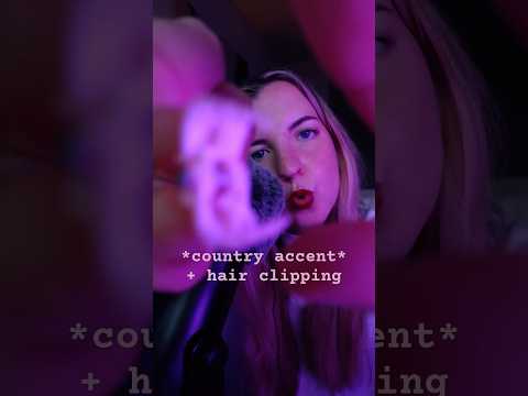do you mind if i clip your hair, sug?💋💕 #asmr #country #haircare