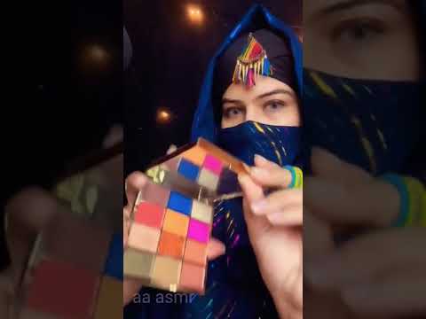 ASMR 1 minute makeup 💄 #asmr #fast #shorts #tingles #makeupasmr #hijab #naqab