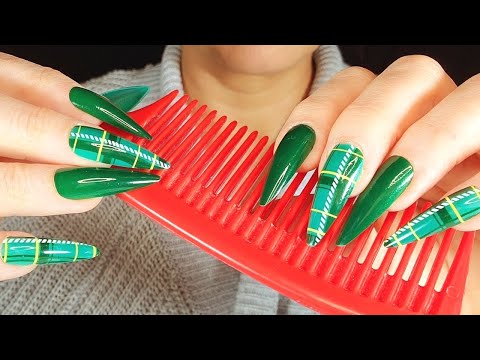 ASMR 15 Aggressive Red Triggers | No Talking After Intro | Long Nails