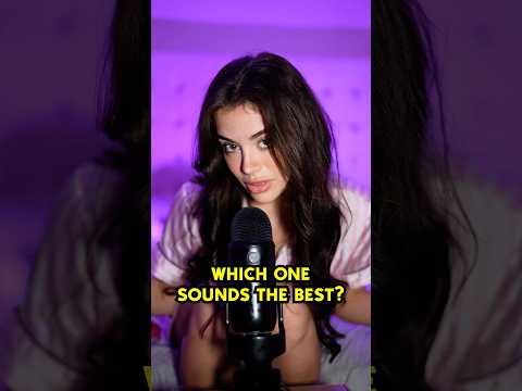 which one sounds the best? #asmr #tapping #tappingasmr