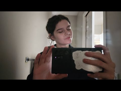 lofi asmr walking around tour (camera touching, soft spoken)