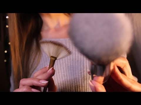 ASMR Brushing You to Sleep 🌙 Camera brushing, no talking, layered sounds