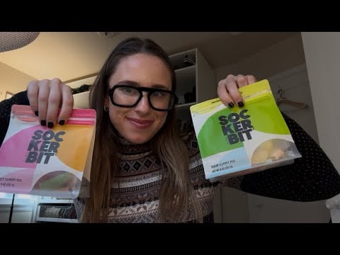 ASMR Eating + Rating Swedish Candy 🍬 