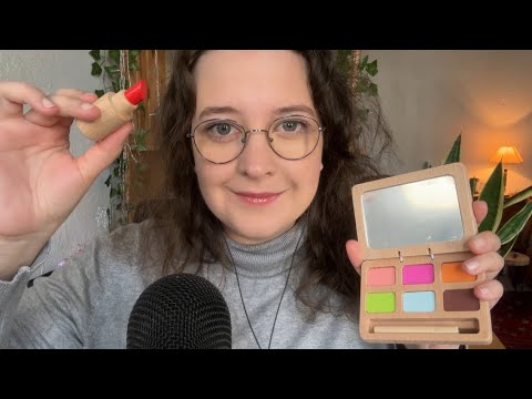 ASMR ich schminke dich mit holzspielzeug 💄