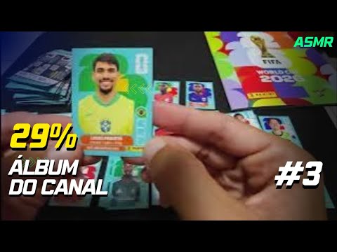 ASMR FIGURINHAS DOS INSCRITOS ÁLBUM COPA 2026 #3