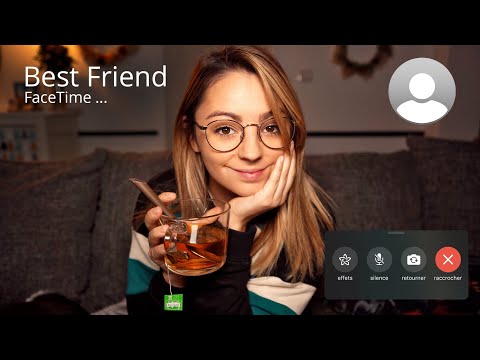 ♡ ASMR  - FaceTime avec ta meilleure amie pendant le Confinement (+⛈) ♡