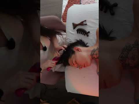 She’s Learning How to Massage Me | Real Person ASMR