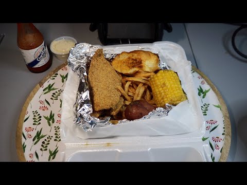 Fried Tilapia Strip | Fathers Was A Lot ASMR Eating Sounds