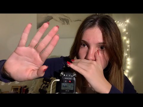 {ASMR FR} Bruits de bouche et mouvements de mains 👄🤚