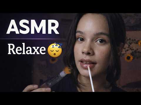 ASMR para "VER" com olhos fechados 😴| Inaudible whisper + Mouth sounds + Lip Gloss Sounds💋