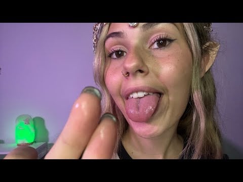 ASMR Elf Does Fast Spit Painting On YOU!