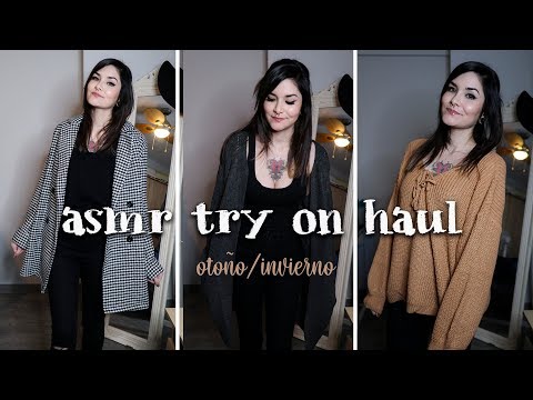 ASMR HAUL de Ropa + TRY ON (Otoño/Invierno) | ASMR daydream