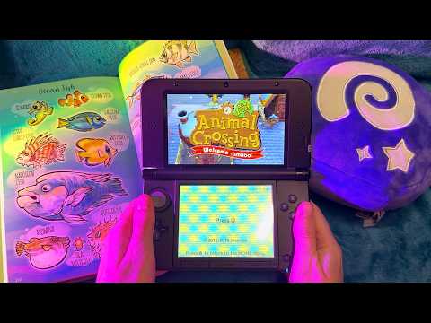 ASMR Animal Crossing New Leaf + Book (Whispered, Tracing)