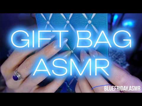 Gift Bag ASMR🩵(No Music)