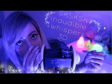 ✰ASMR SONIDOS COSQUILLOSOS✰ SKSK Inaudible Whispers Mouth Sounds Movimiento de MANOS 💤(｡-‿-｡)💤