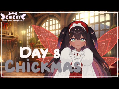 ASMR Day 8 Of Chickmas - Pom Pom Making | #asmr #crafting