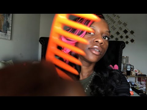 ASMR 💋 Chit Chit + Hairplay Tingles