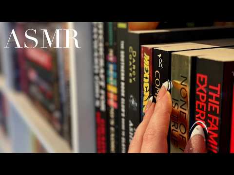 ASMR Tapping & Scratching on My Bookshelves 📚  Lofi Book Sounds, No Talking