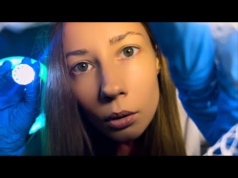 ASMR Doctor Checks Your Vision Using a Spiderweb & Light Triggers 🕸️