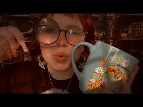 ASMR Scooby-Doo Triggers 🔎🐾🦴💙(tingly tapping, gum chewing, sleepy scratching)