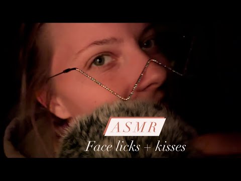 ASMR | *CLICK ONLY IF YOU LIKE* Screen Licks + kisses + mic scratches