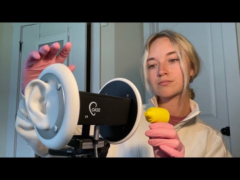 ASMR Binaural Ear Exam & Cleaning | 3Dio Personal Attention ASMR