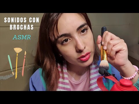 Asmr - Con brochas y soniditos de boca💟