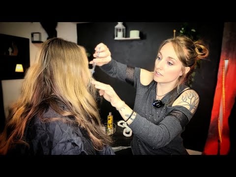 Real Person ASMR | Hair Cut and Brushing asmr | With Background Music