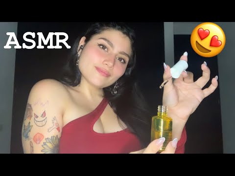 La niña que te gusta te limpia la carita- María ASMR