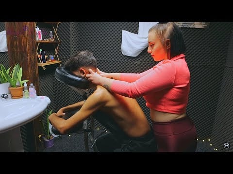 ASMR FULL BACK MASSAGE - Miss OBEN
