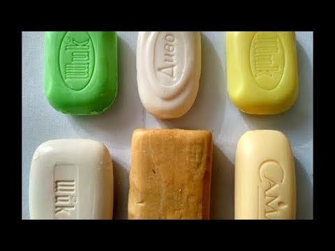 Dry Soap carving ASMR\ relaxing sounds\ No talking. Satisfying ASMR video\ Cutting soap
