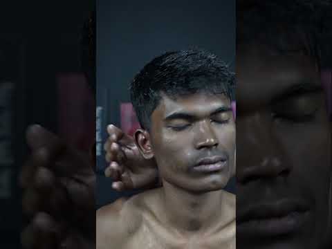 Very Fast ASMR Head Massage And Ear Massage #shorts