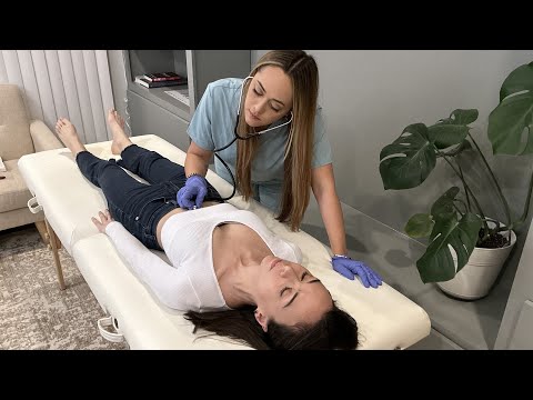 ASMR Real Person Medical Exam & Sensations Test |DETAILED Abdominal Examination Soft Spoken Roleplay