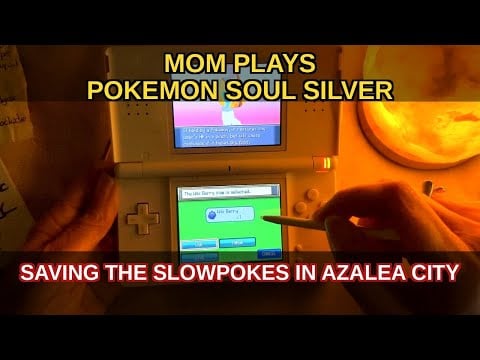 Mom Plays Pokémon SoulSilver | Saving the Slowpokes & Exploring Azalea City | ASMR ⭐ 