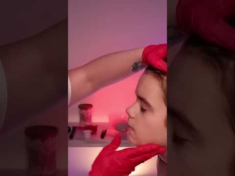 A Real Person ASMR Skin Exam & Face Measuring #asmr #asmrrealperson #shorts #asmrcommunity