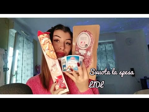 🇮🇹NO ASMR⚠️• SVUOTA LA SPESA 🛒,Lidl 🇨🇭