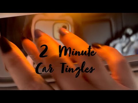 Lo-fi Fast and Aggressive ASMR / 2 Minute Car Tingles / Tapping & Scratching 🚘 ✨