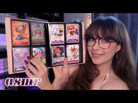 ASMR 🌸 Organizing My One Piece Chopper Card Binder 📕 Quietly Sorting & Decorating