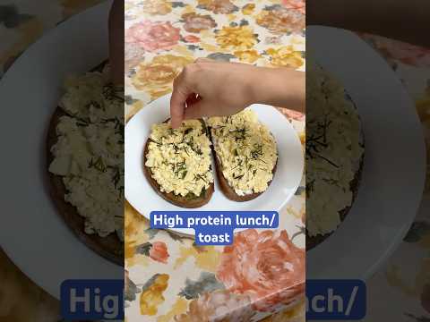 Easy lunch idea #asmr #highprotein #food