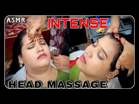 ASMR HEAVY OIL HEAD NECK FOREHEAD MASSAGE FOR RELAXATION || IndiaN TherapisT DoLL #asmr #insomnia