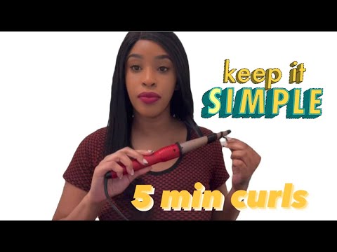 ASMR| QUICK & SIMPLE 5 MIN CURLS #asmrtriggers