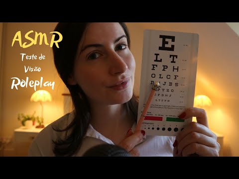 ASMR - TESTE DE VISÃO (ROLEPLAY ENFERMEIRA) | SOLANGE PRATA