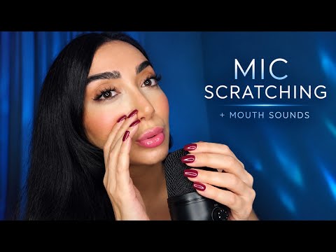 Asmr Melting Your Brain 🧠😴 (mic scratching and mouth sounds)