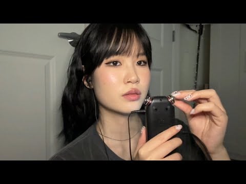 ASMR tingly Tascam triggers // Ear-to-Ear whispering, tapping, scratching, mouth sounds