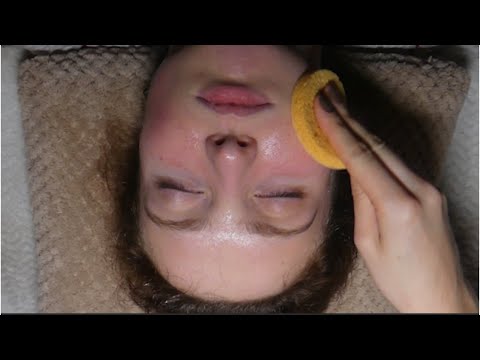 ASMR FRANCAIS 👉 Petit soin du visage et massage relaxant 💆‍♀️ (visuels, sons réalistes)