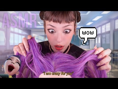 A Menina Obcecada Pelo Seu Cabelo Senta Atrás de Você 😳 ASMR